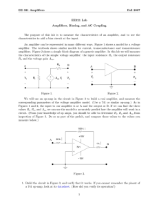 Amplifiers, Biasing, and AC Coupling