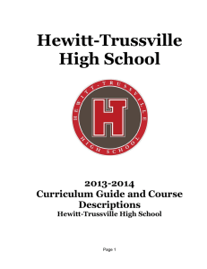 HTHS Curriculum Guide 2013_14 - The Official Site