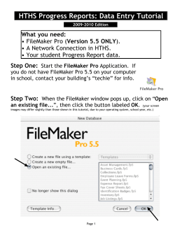 filemaker pro 11 reports tutorial