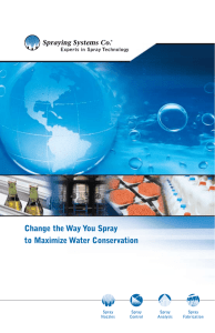 Change the Way You Spray to Maximize Water Conservation