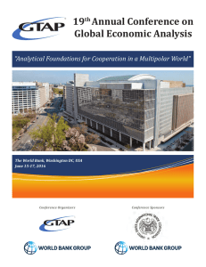 19th Annual Conference on Global Economic Analysis