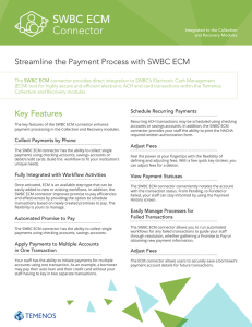 SWBC ECM Connector