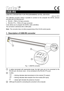 USB-RS - Satel