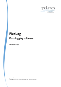 PicoLog User`s Guide