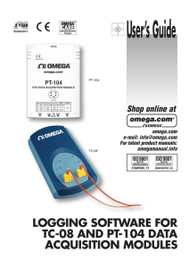 Logging Software User`s Guide TC-08 and PT-104