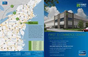 first 33 commerce center - First Industrial Realty Trust, Inc.