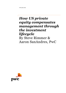 How US private equity compensates management