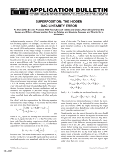 Superposition: The Hidden DAC Linearity Error
