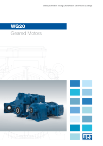 WG20 Geared Motors - Watt Drive Antriebstechnik GmbH
