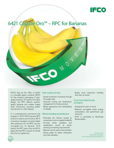 6421 Caja de Oro™ – RPC for Bananas