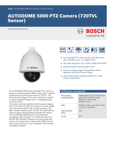 AUTODOME 5000 PTZ Camera (720TVL Sensor)