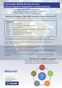 Nemko´s FREE NEBS-seminar in Stockholm June