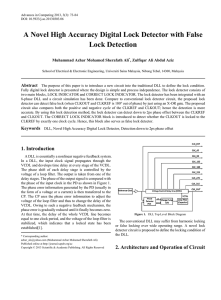 A Novel High Accuracy Digital Lock Detector with False Lock Detection