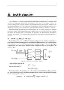 Ch23 - Lock-in detection