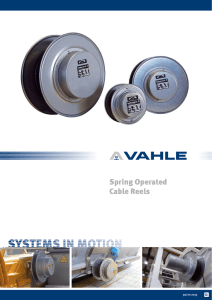 Spring Operated Cable Reels