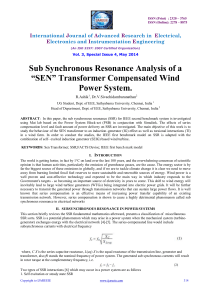 “SEN” Transformer Compensated Wind Power System.