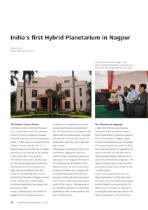 India`s first Hybrid Planetarium in Nagpur
