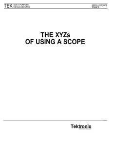 THE XYZs OF USING A SCOPE