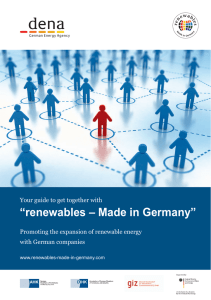 Image brochure "renewables