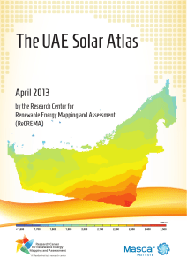 The UAE Solar Atlas - Middle East Solar Industry Association