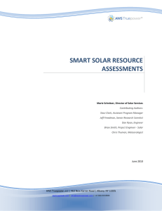 smart solar resource assessments