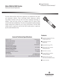 SS Series Technical Specification Sheet