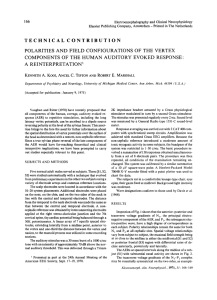 Polarities and field configurations of the vertex components of the