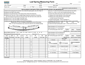 Leaf Spring Measuring Form 4
