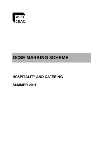 GCSE MARKING SCHEME