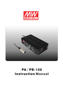 PA / PB-120 Instruction Manual