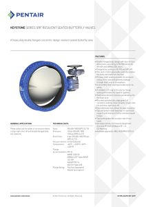 Keystone Series GRF Butterfly Valves