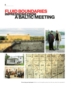fluid boundaries a baltic meeting
