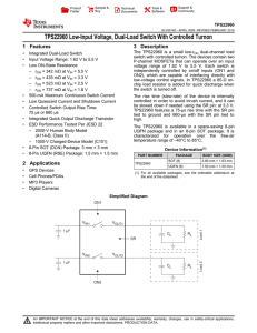 TPS22960 - Texas Instruments