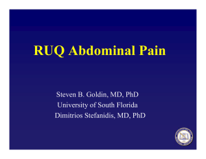 PDF RUQ Abdominal Pain