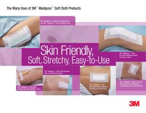 Many Uses of Medipore™ H Soft Cloth Products