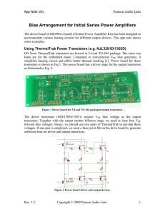 App Note 101 rev1p2 - Panson Audio Laboratories