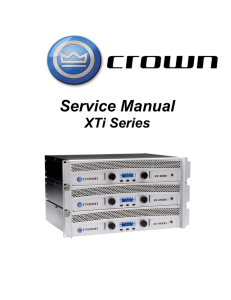 Service Manual - HARMAN Professional Solutions