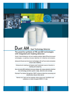 The powerful synthesis of PIR and MW technologies with integrated