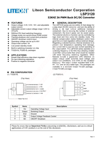 Liteon Semiconductor Corporation LSP3120