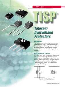 Bourns - Telecom Overvoltage Protectors - TISP