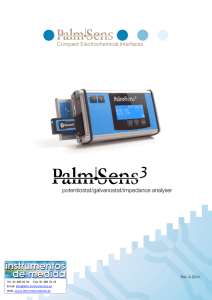 potentiostat/galvanostat/impedance analyser