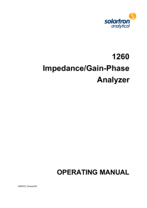 1260 Impedance/Gain