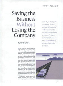 Saving the Business Without Losing the Company