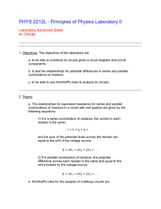 dc Circuits