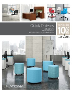 Quick Delivery Catalog - National Office Furniture