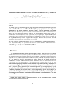 Functional stable limit theorems for efficient spectral covolatility
