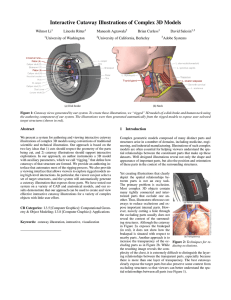 Interactive Cutaway Illustrations of Complex 3D Models