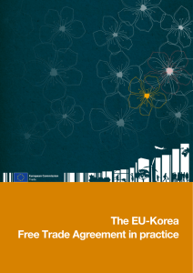 The EU-Korea Free Trade Agreement in practice