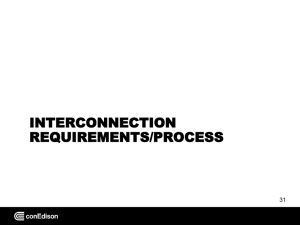 Interconnection Application process