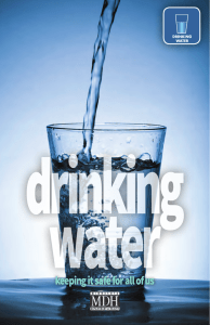 Drinking Water: Keeping it safe for all of us